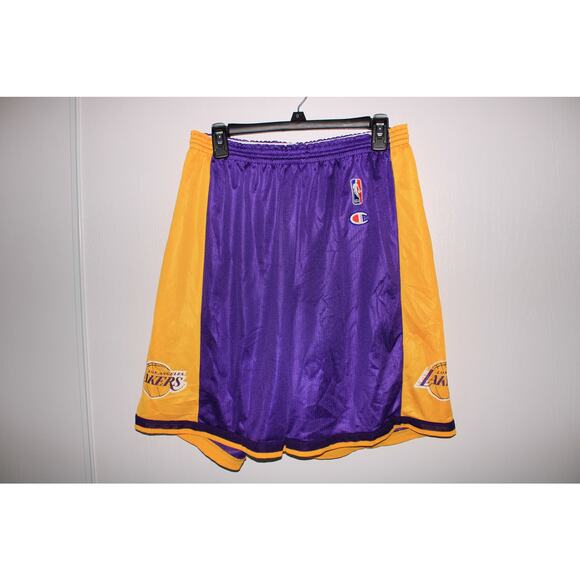 Champion Other - Champion- vintage LA lakers mesh basketball shorts size L(36-38)